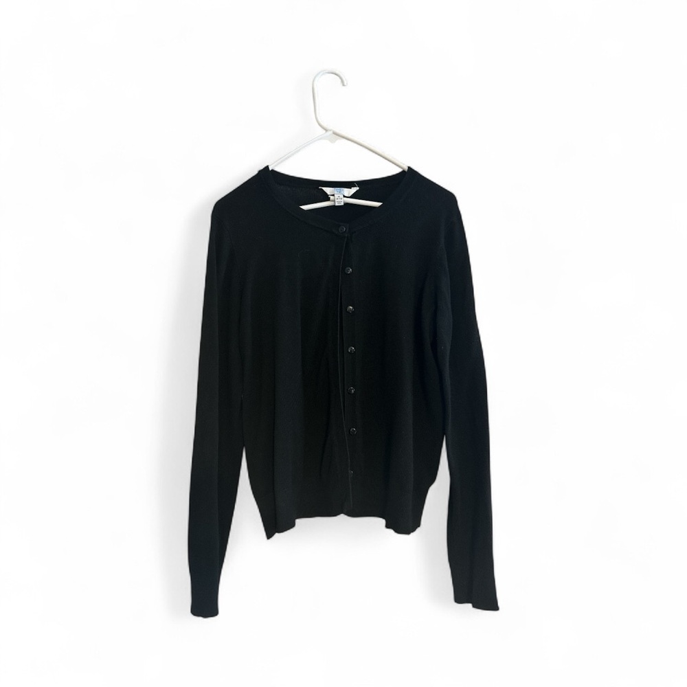Time and Tru Black Cardigan Sweater